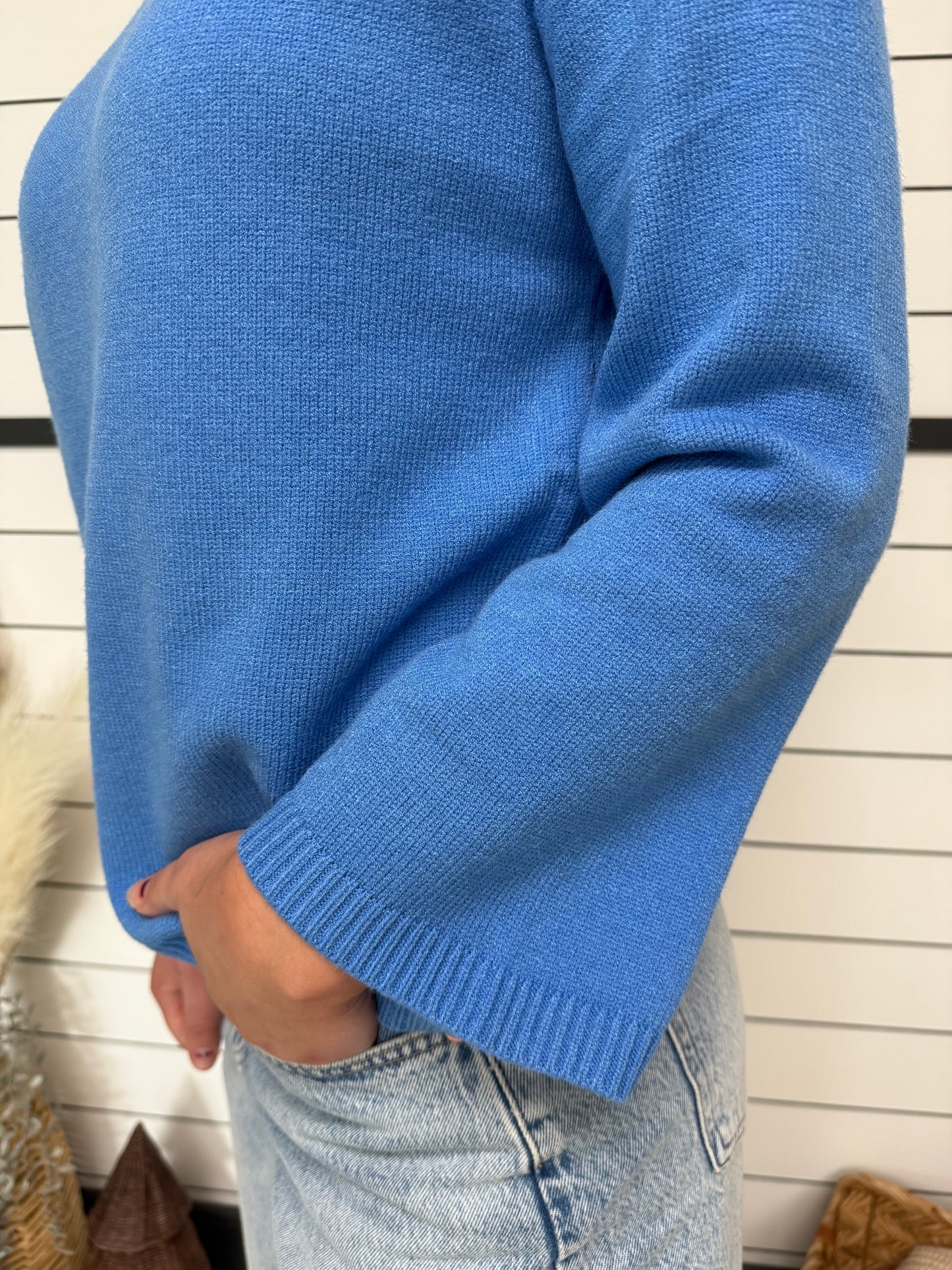 Blue Skies Knit Sweater
