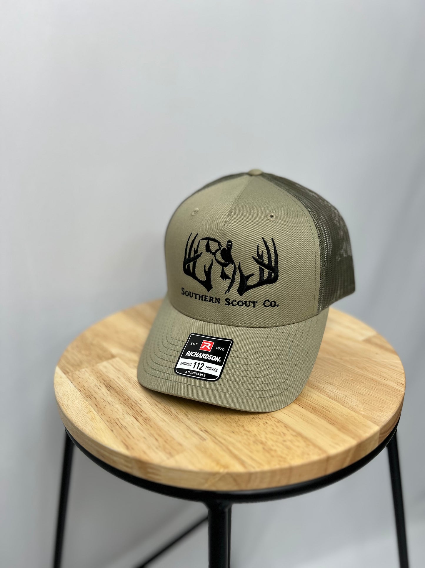 Richardson 112 Pale Khaki/Louden Green Hat