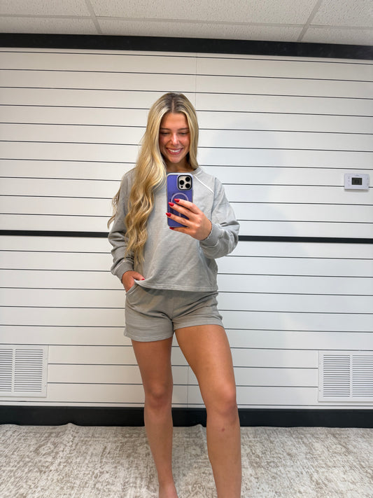 The Weekend Lounge Set - Stone Grey