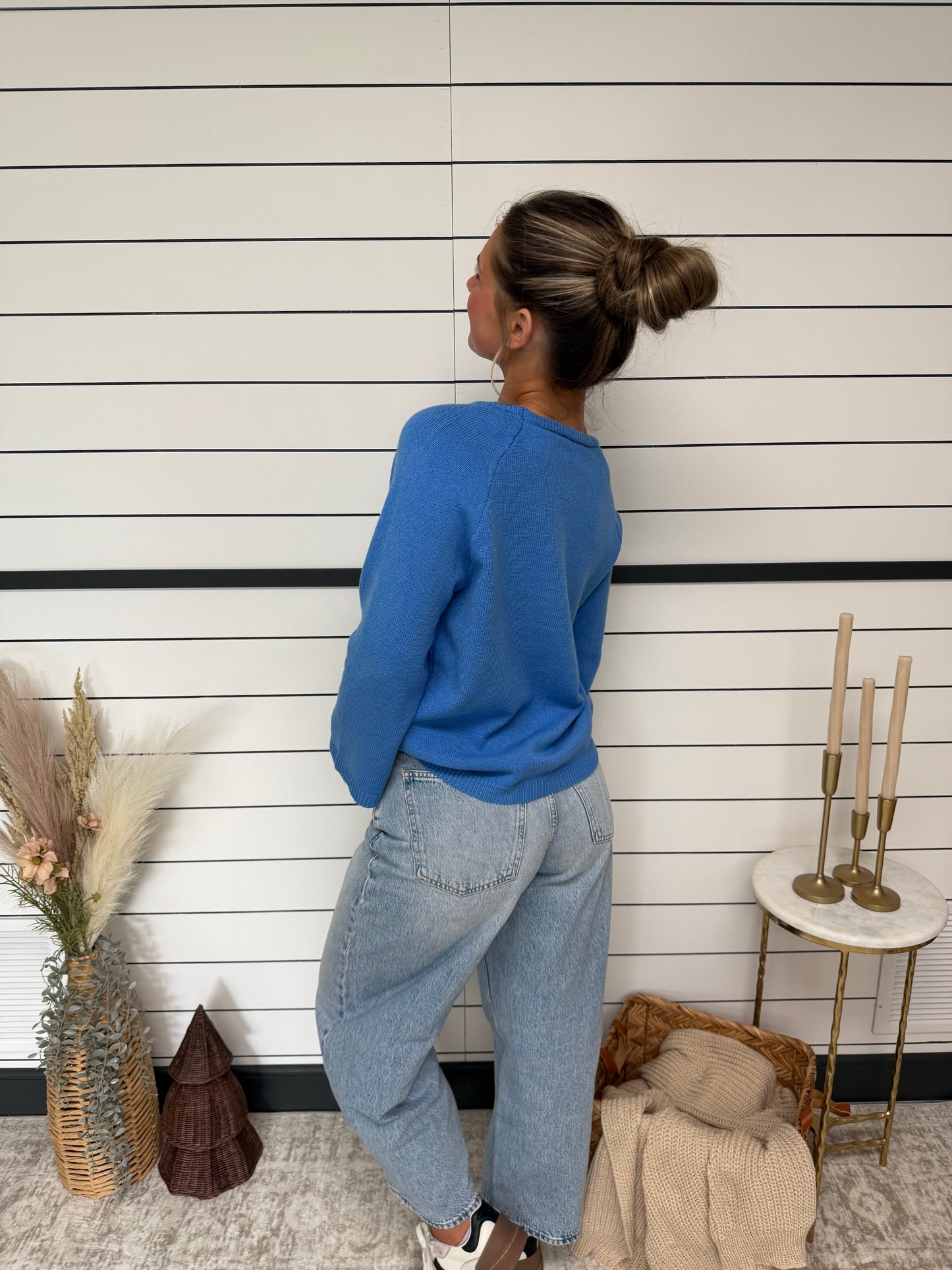 Blue Skies Knit Sweater