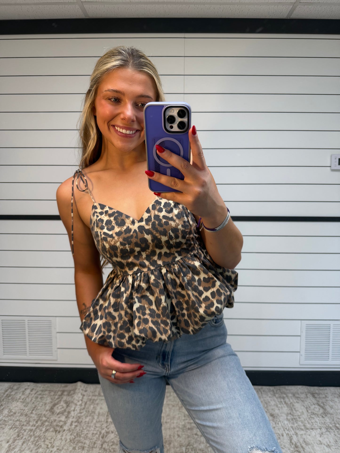 Lennon Cheetah Top