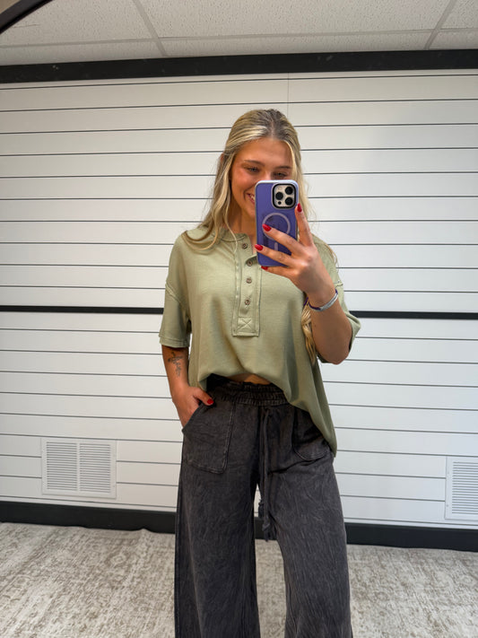 Hayes Waffle Knit Tee